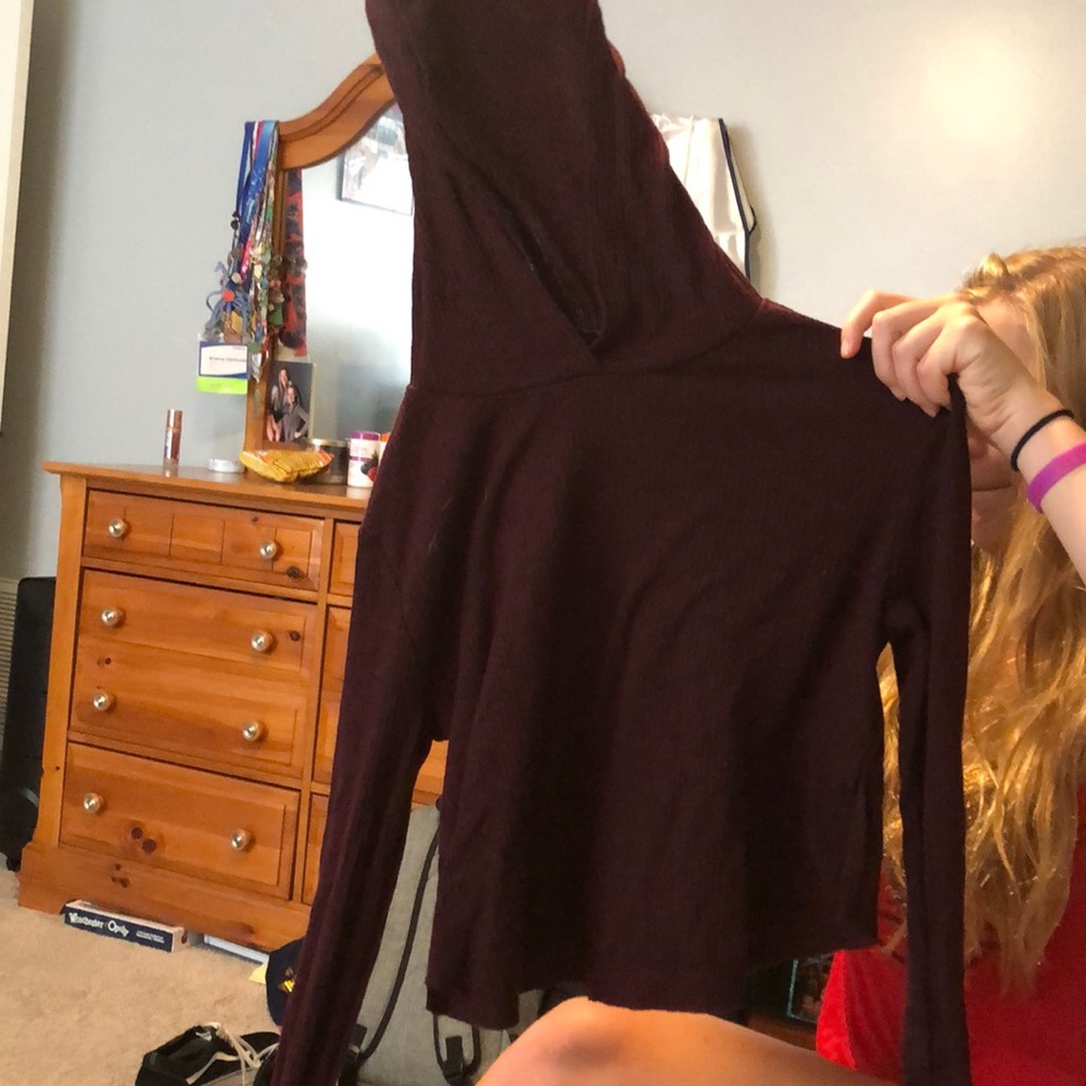 Cropped hoodie